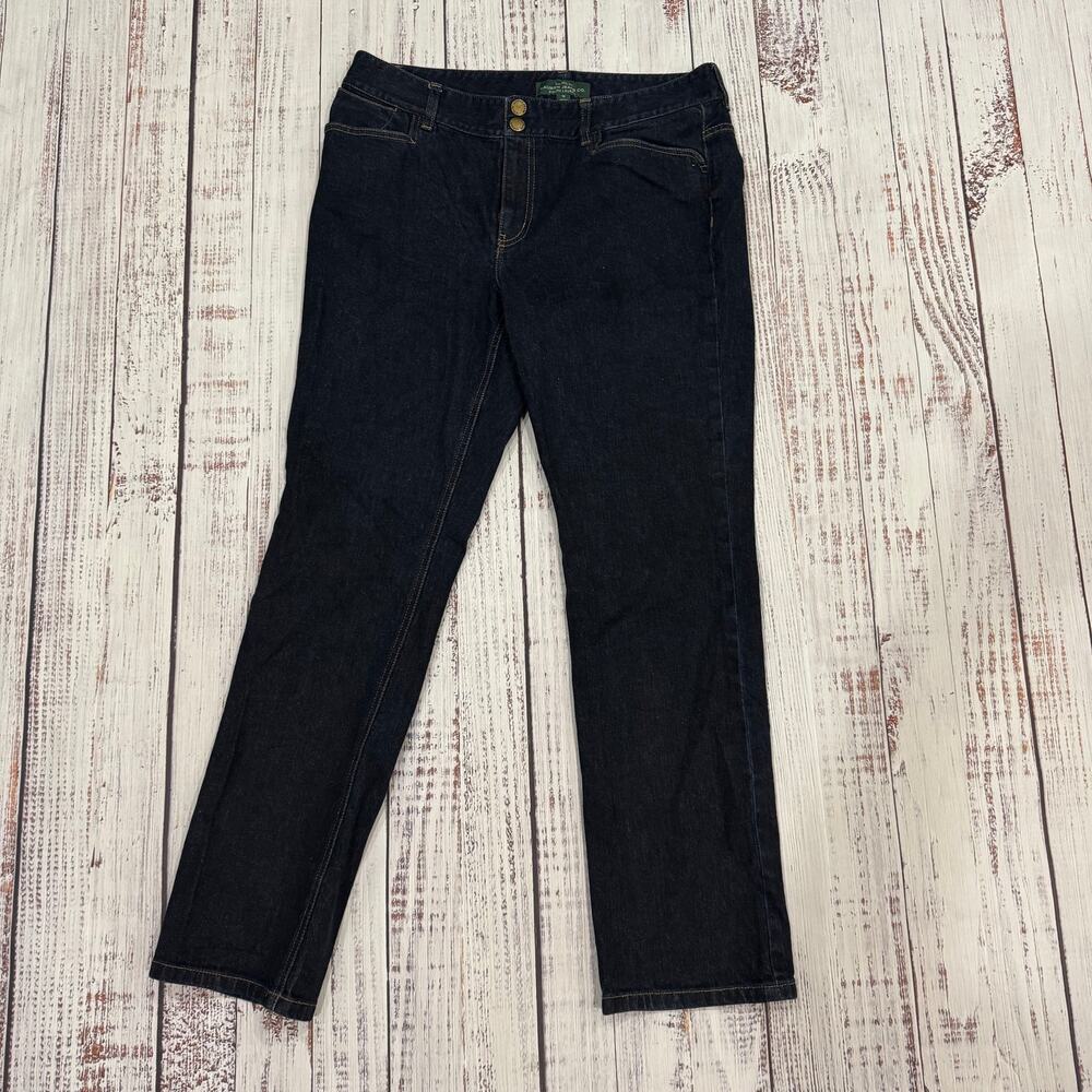 LRL Lauren Jeans Co Nolita Bootcut Jeans Women’s 12 Dark Wash HWY1 Mid Rise